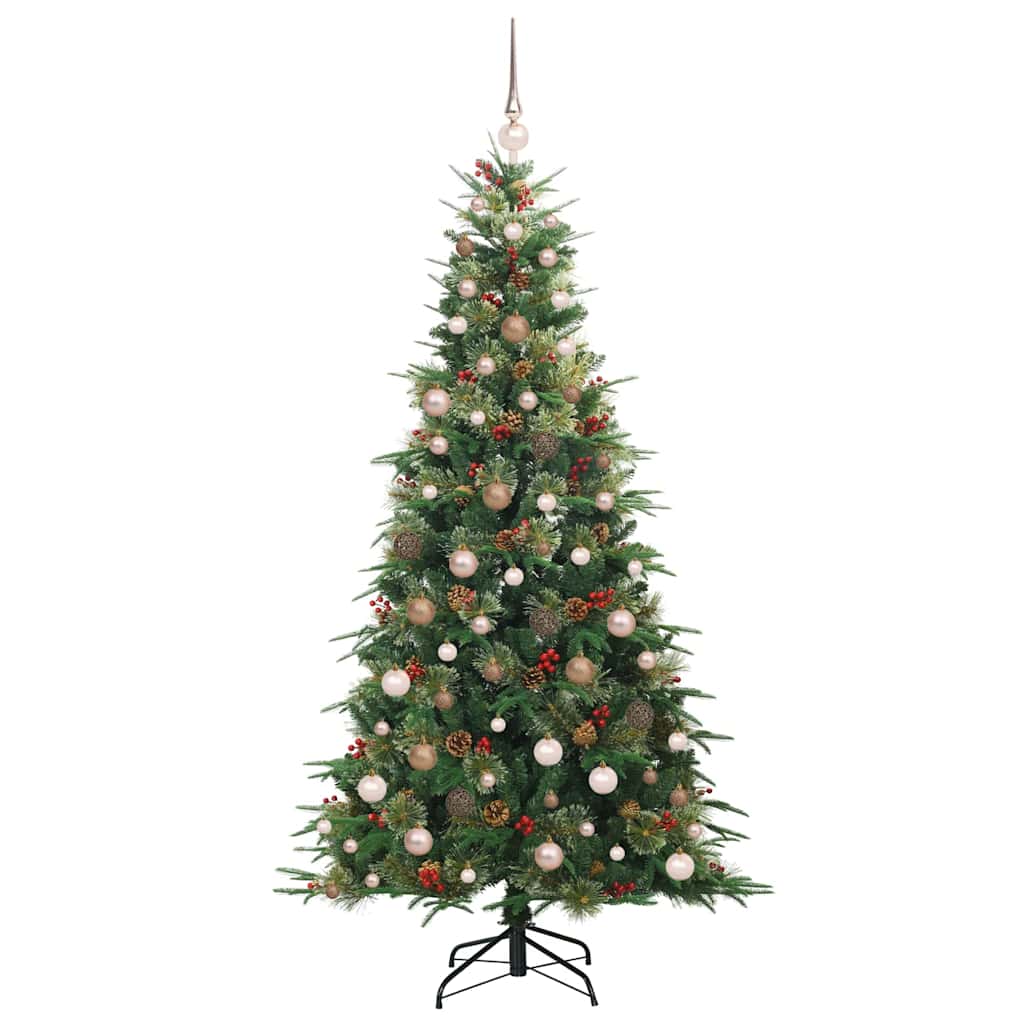 Kunstmatige Inklapbare Kerstboom Groen 210 cm PE en PVC