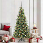 Kerstboom inklapbaar groen 210 cm PE PVC