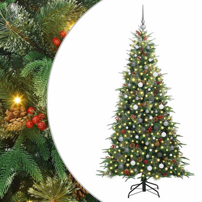 Kunstmatige Inklapbare Kerstboom Groen 210 cm PE en PVC