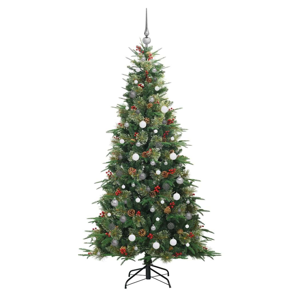 Kunstmatige Inklapbare Kerstboom Groen 210 cm PE en PVC