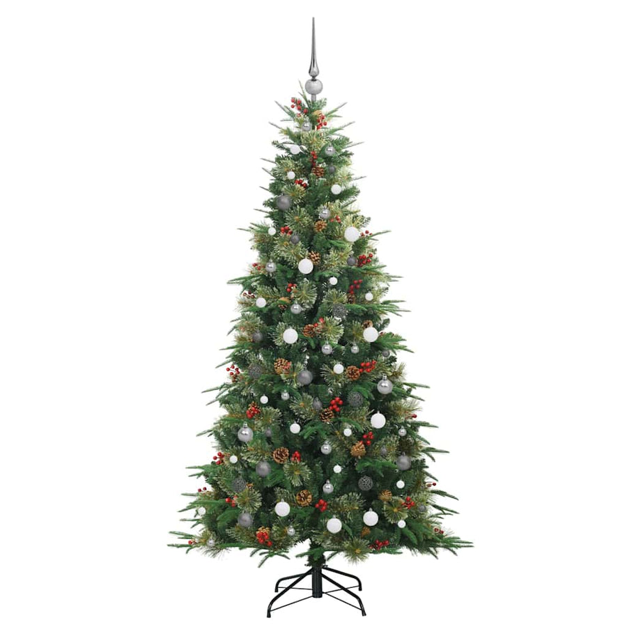 Kunstmatige Inklapbare Kerstboom Groen 210 cm PE en PVC