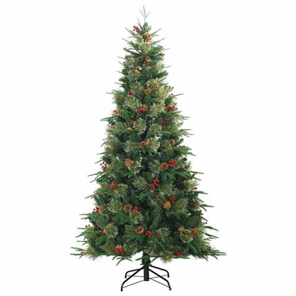 Kunstmatige Inklapbare Kerstboom Groen 210 cm PE en PVC