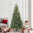 Kerstboom kunst 210 cm groen PE PVC