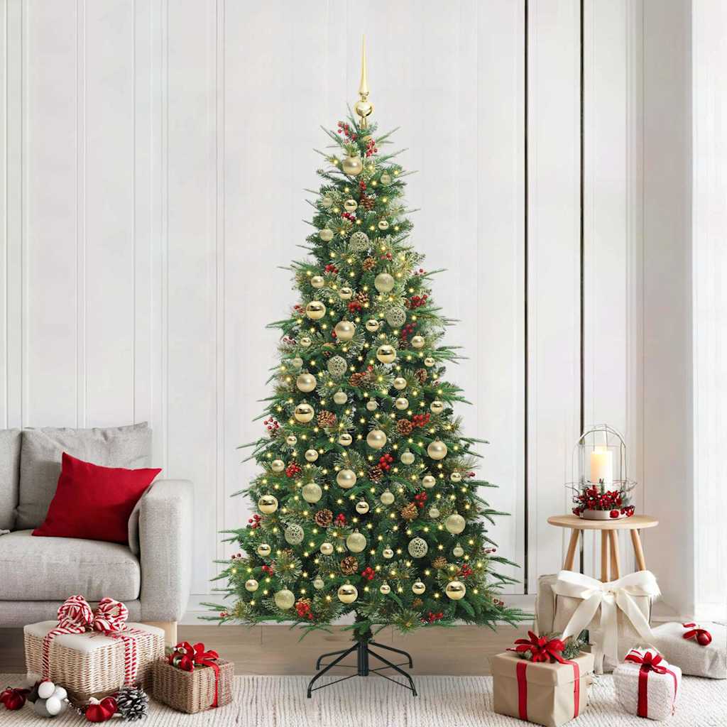 Kunstmatige Inklapbare Kerstboom Groen 210 cm PE en PVC