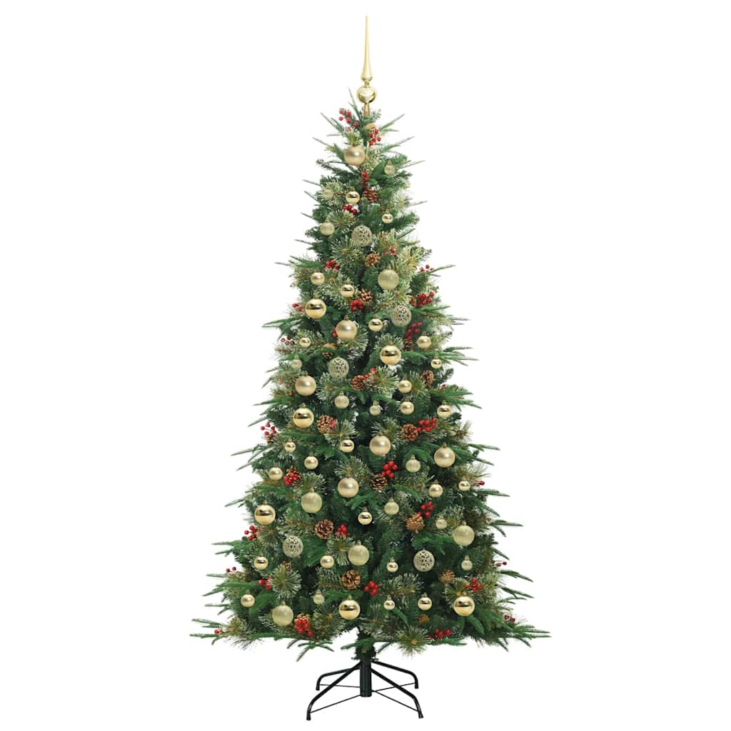 Kunstmatige Inklapbare Kerstboom Groen 210 cm PE en PVC