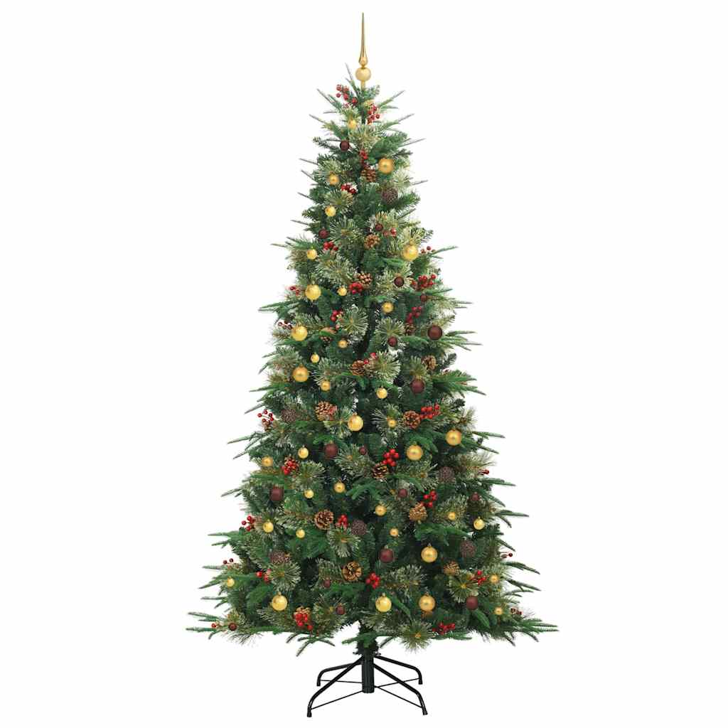 Kunstmatige Inklapbare Kerstboom Groen 240 cm PE en PVC