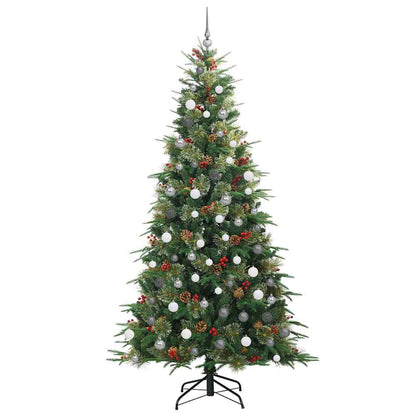 Kunstmatige Inklapbare Kerstboom Groen 240 cm PE en PVC