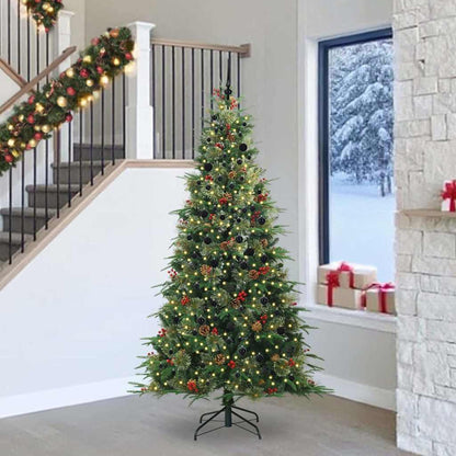 Kunstmatige Inklapbare Kerstboom Pe En Pvc Groen 240 cm