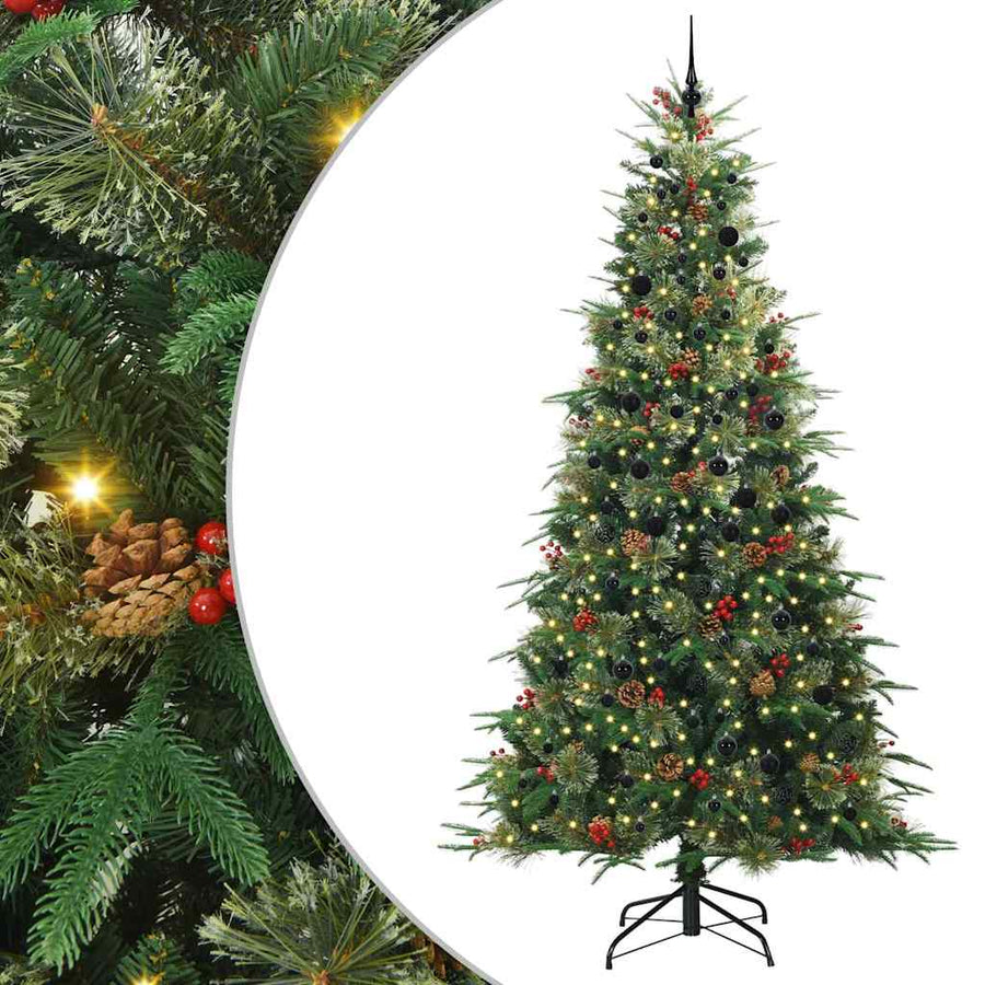 Kunstmatige Inklapbare Kerstboom Pe En Pvc Groen 240 cm