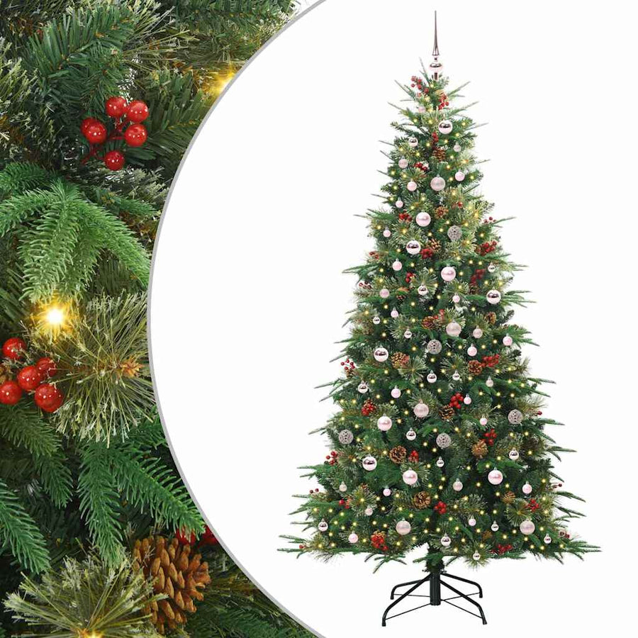 Kunstmatige Inklapbare Kerstboom Pe En Pvc Groen 240 cm