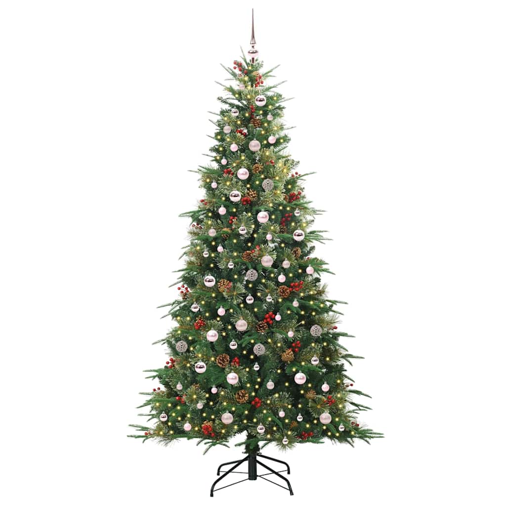 Kunstmatige Inklapbare Kerstboom Pe En Pvc Groen 240 cm