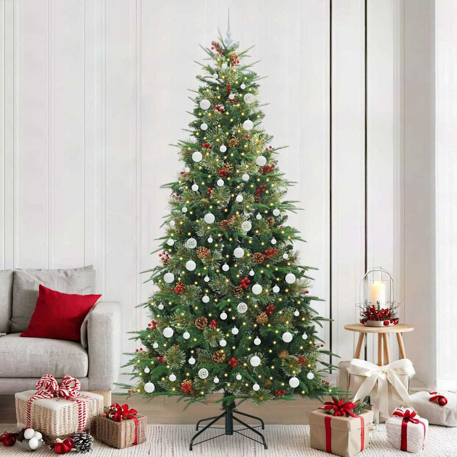 Kunstmatige Inklapbare Kerstboom Pe En Pvc Groen 240 cm