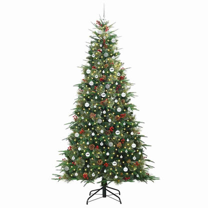 Kunstmatige Inklapbare Kerstboom Groen 240 cm PE en PVC
