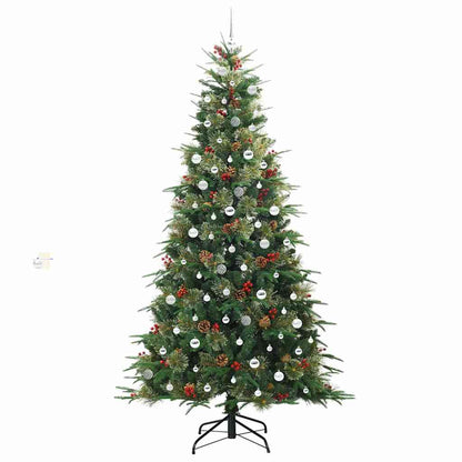 Kunstmatige Inklapbare Kerstboom Groen 240 cm PE en PVC
