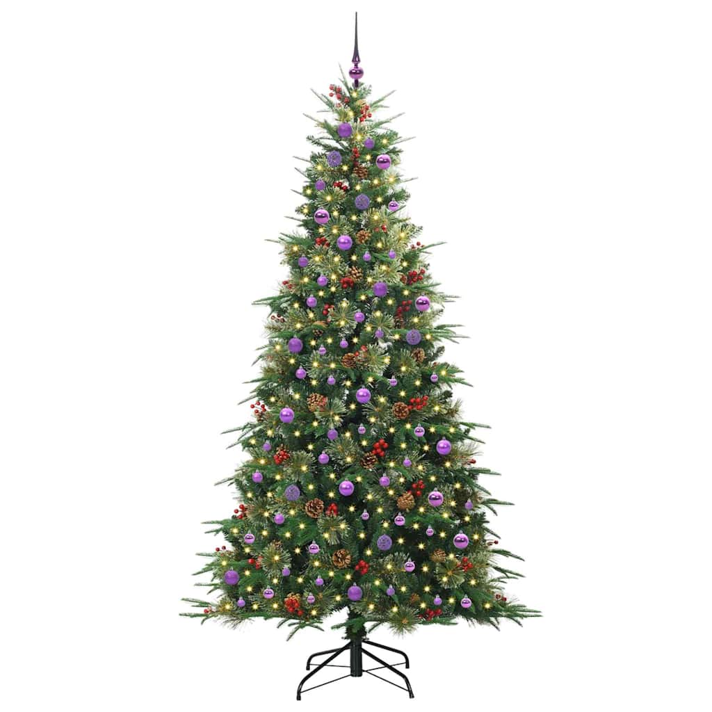 Kunstmatige Inklapbare Kerstboom Pe En Pvc Groen 240 cm