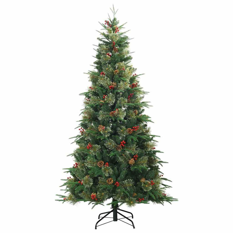Kunstmatige Inklapbare Kerstboom Pe En Pvc Groen 240 cm