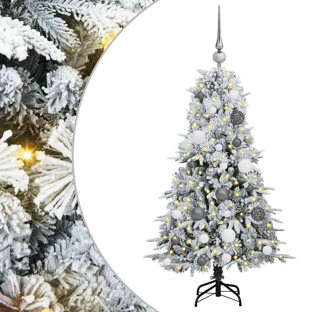 Kunstmatige Inklapbare Kerstboom Groen 120 cm PE en PVC