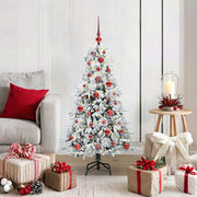 Kerstboom 120 cm wit PE PVC inklapbaar