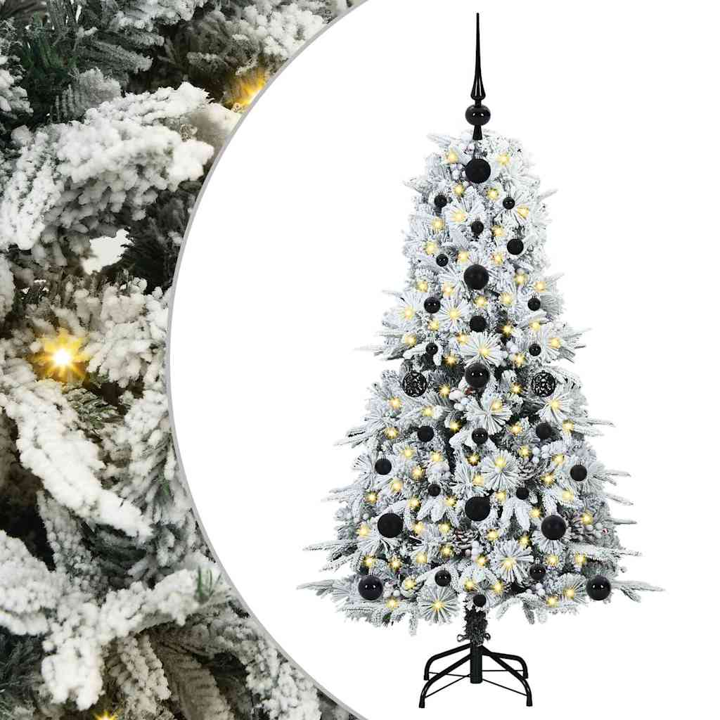 Kunstmatige Inklapbare Kerstboom Groen 120 cm PE en PVC