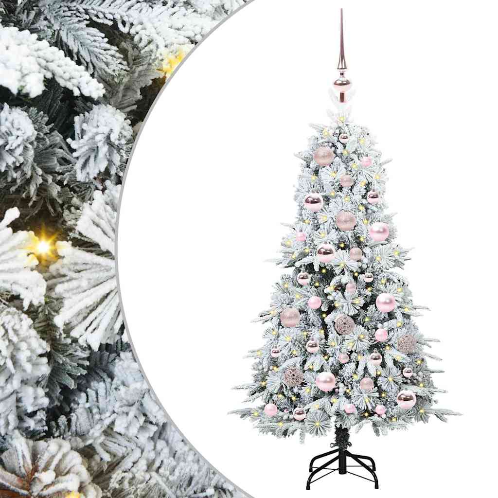 Kunstmatige Inklapbare Kerstboom Groen 120 cm PE en PVC