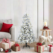 Kerstboom kunst 120 cm wit inklapbaar PE PVC