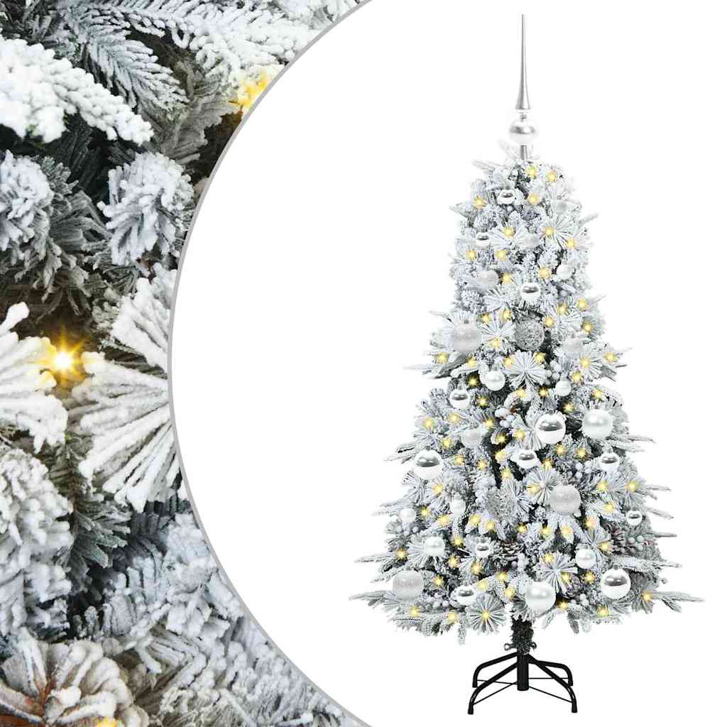 Kunstmatige Inklapbare Kerstboom Groen 120 cm PE en PVC