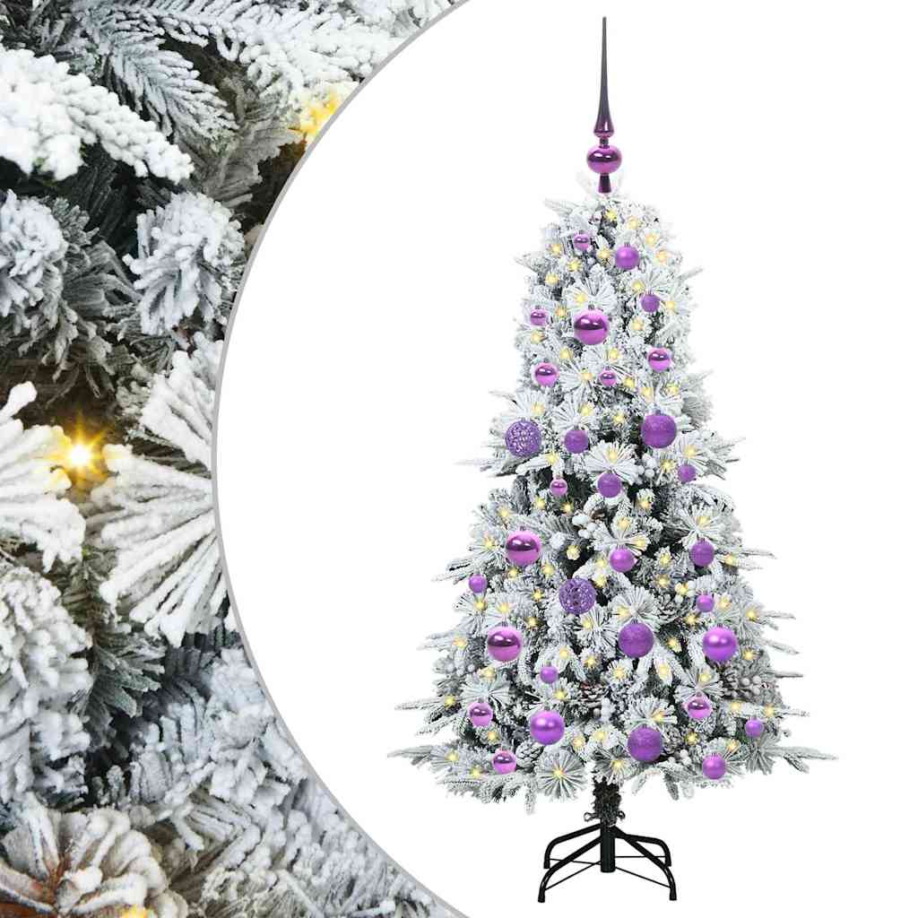 Kunstmatige Inklapbare Kerstboom Groen 120 cm PE en PVC