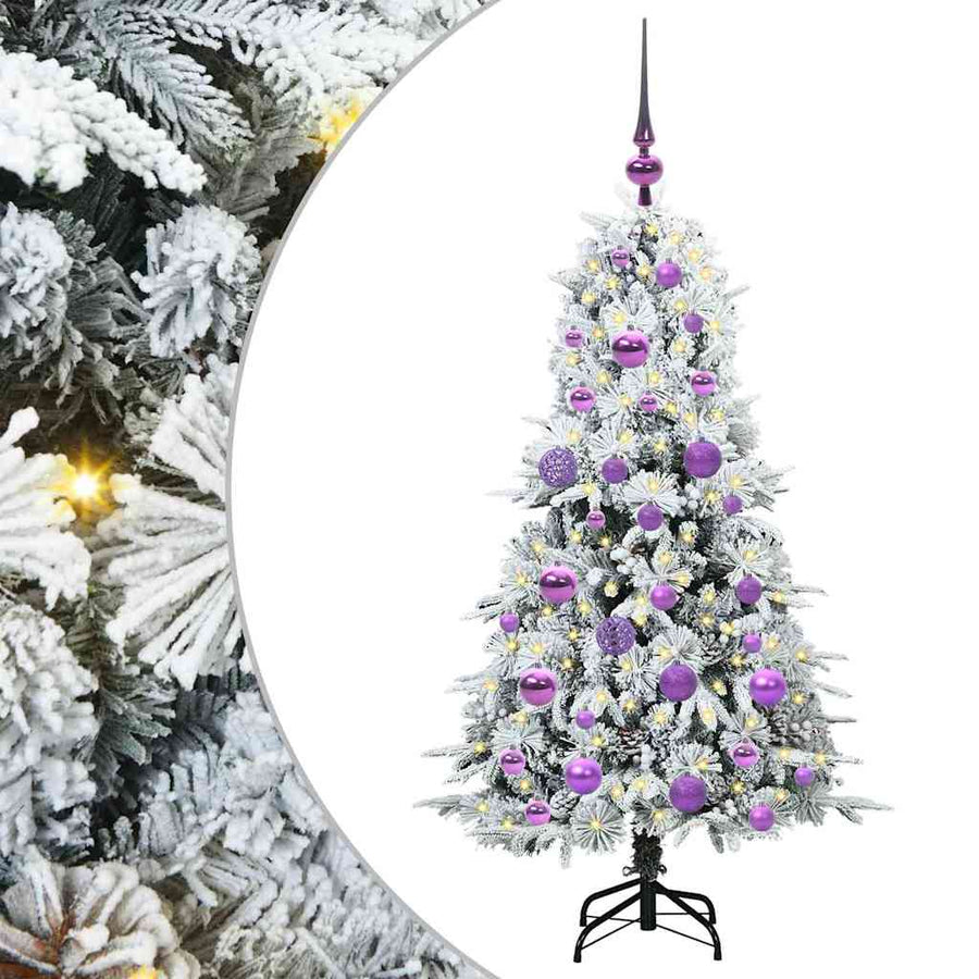 Kunstmatige Inklapbare Kerstboom Groen 120 cm PE en PVC