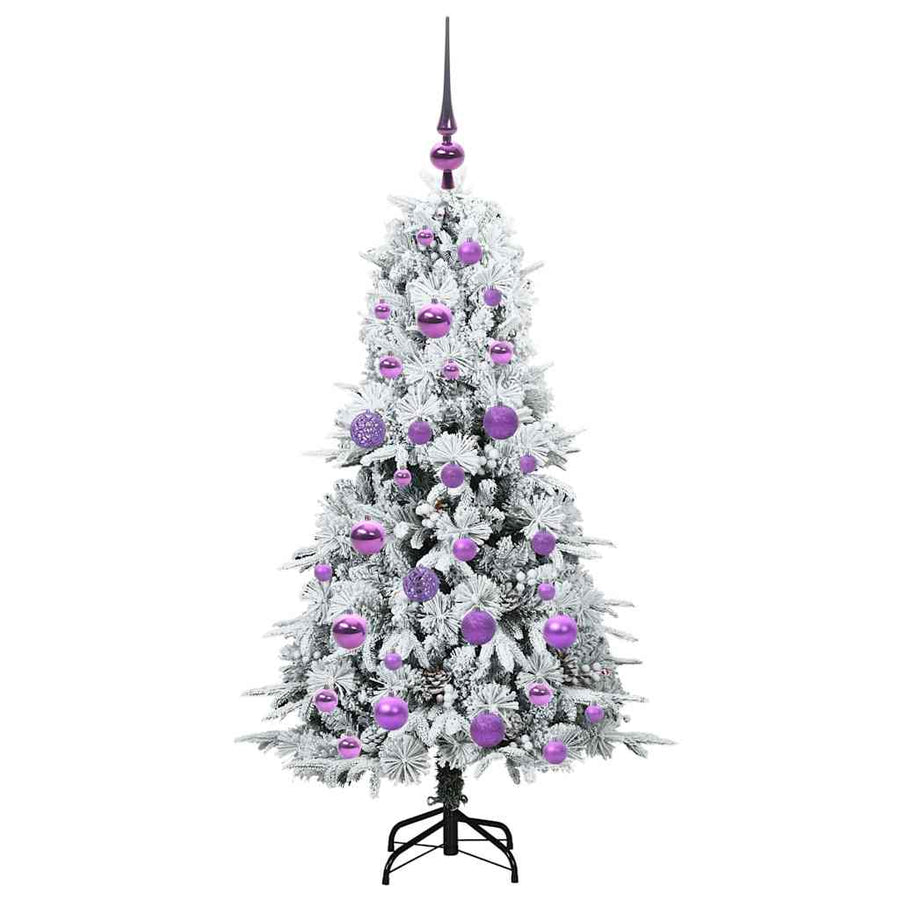 Kunstmatige Inklapbare Kerstboom Groen 120 cm PE en PVC