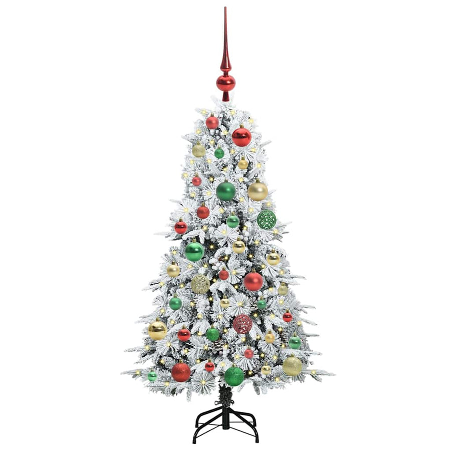 Kunstmatige Inklapbare Kerstboom Groen 120 cm PE en PVC