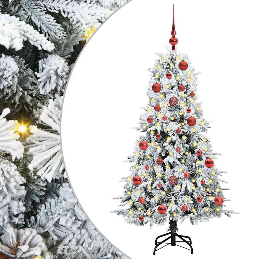Kunstmatige Inklapbare Kerstboom Groen 150 cm PE en PVC