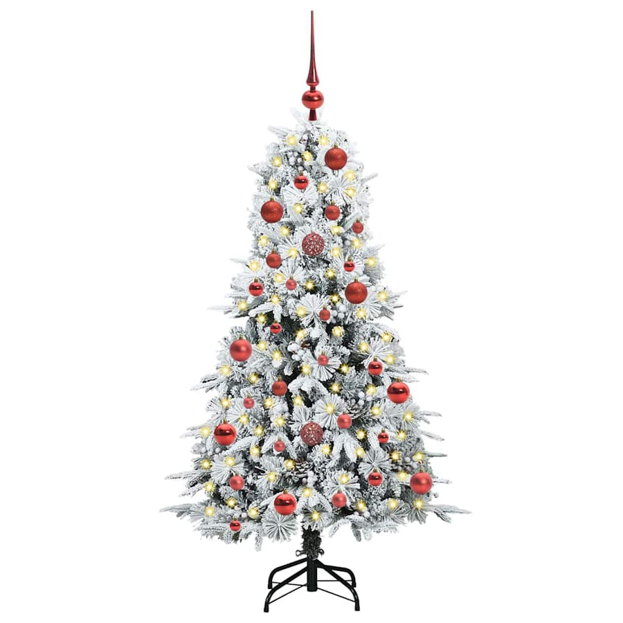 Kunstmatige Inklapbare Kerstboom Groen 150 cm PE en PVC
