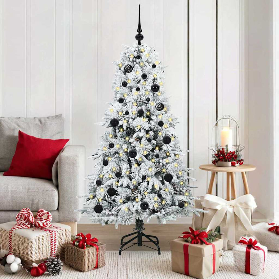 Kunstmatige Inklapbare Kerstboom Groen 150 cm PE en PVC