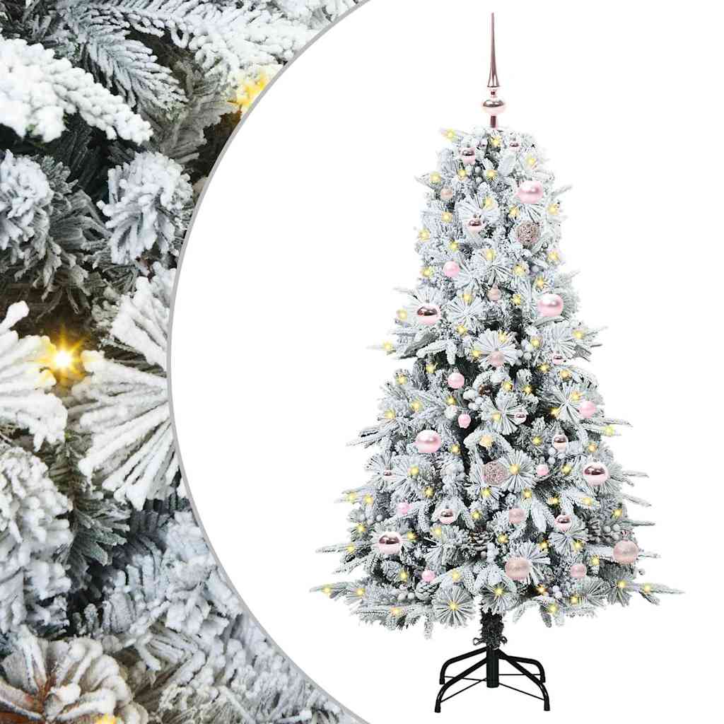 Kunstmatige Inklapbare Kerstboom Groen 150 cm PE en PVC