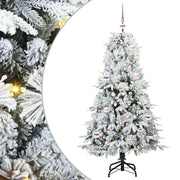 Kerstboom kunst 150 cm wit PE PVC inklapbaar