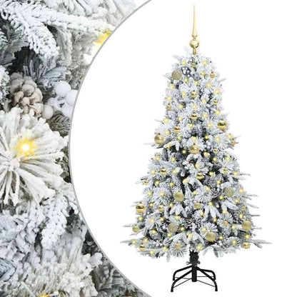 Kunstmatige Inklapbare Kerstboom Groen 150 cm PE en PVC