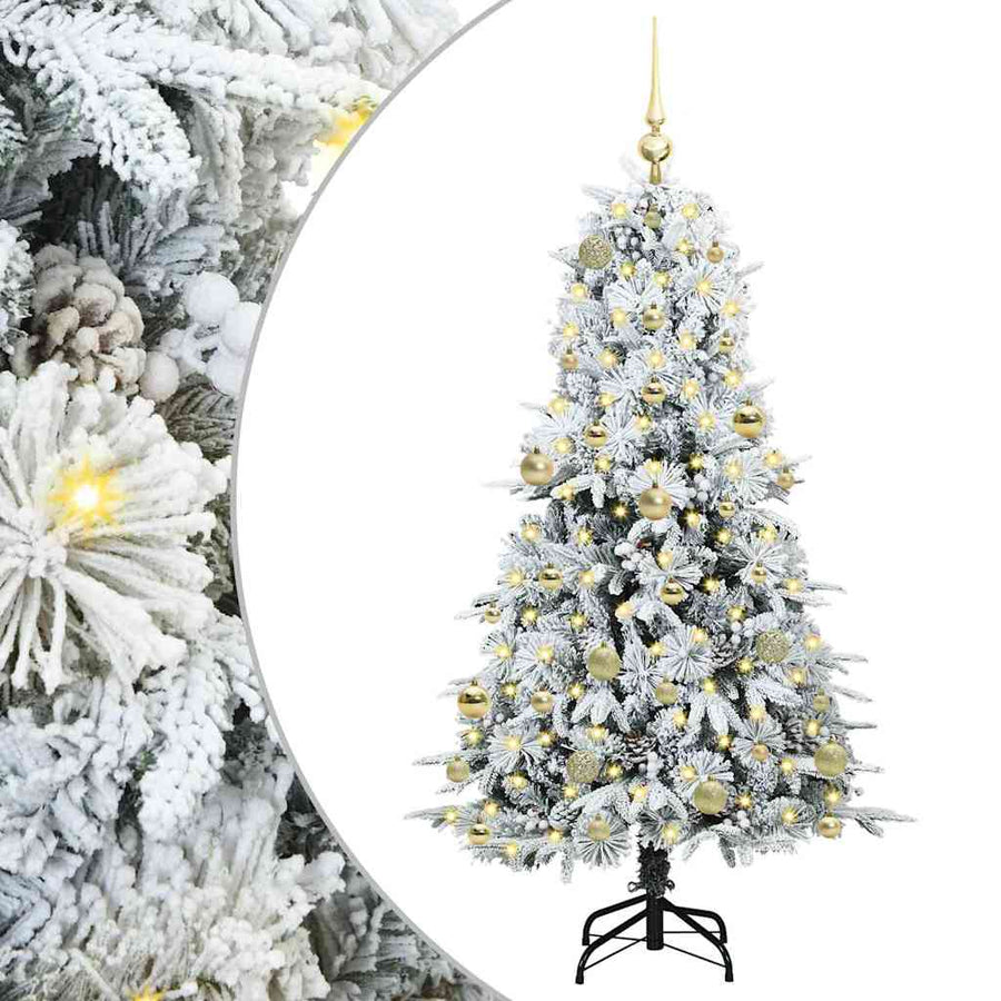 Kunstmatige Inklapbare Kerstboom Groen 150 cm PE en PVC