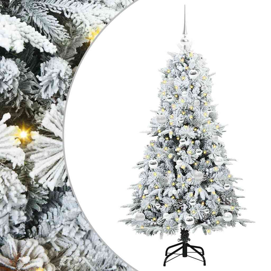 Kunstmatige Inklapbare Kerstboom Groen 150 cm PE en PVC
