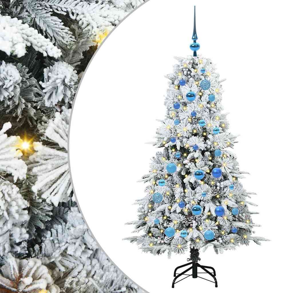 Kunstmatige Inklapbare Kerstboom Groen 150 cm PE en PVC