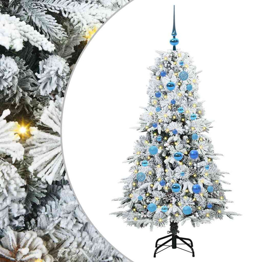 Kunstmatige Inklapbare Kerstboom Groen 150 cm PE en PVC