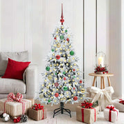 Kerstboom 150 cm wit PE PVC inklapbaar