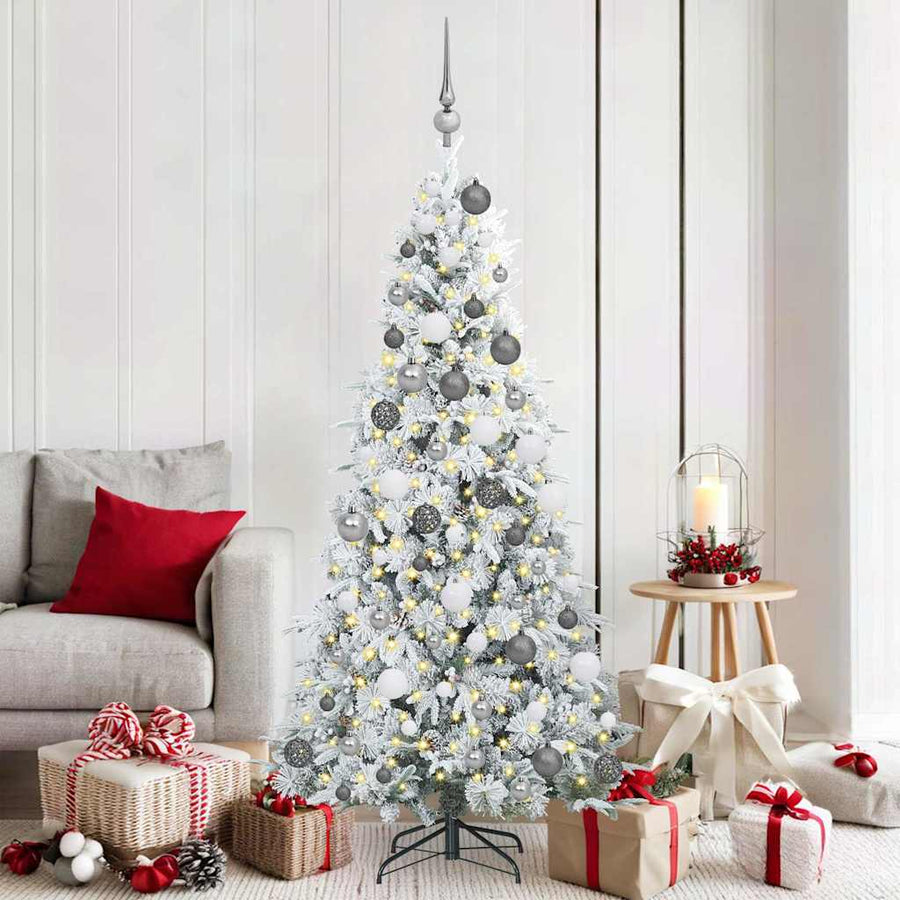 Kunstmatige Inklapbare Kerstboom Groen 180 cm PE en PVC