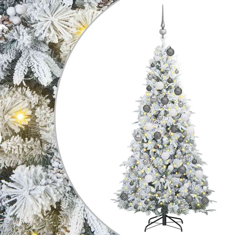 Kunstmatige Inklapbare Kerstboom Groen 180 cm PE en PVC