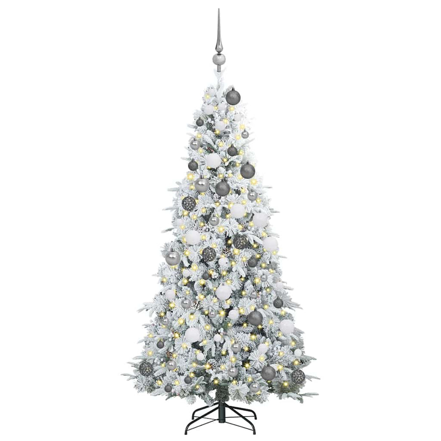 Kunstmatige Inklapbare Kerstboom Groen 180 cm PE en PVC