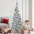 Artificial Collapsible Christmas Tree White 180 cm PE and PVC