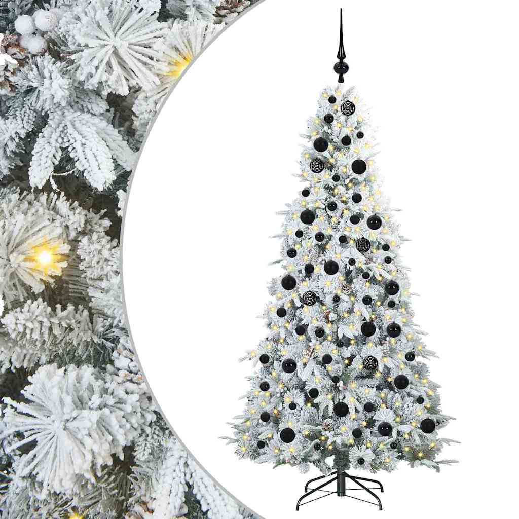 Kunstmatige Inklapbare Kerstboom Groen 180 cm PE en PVC