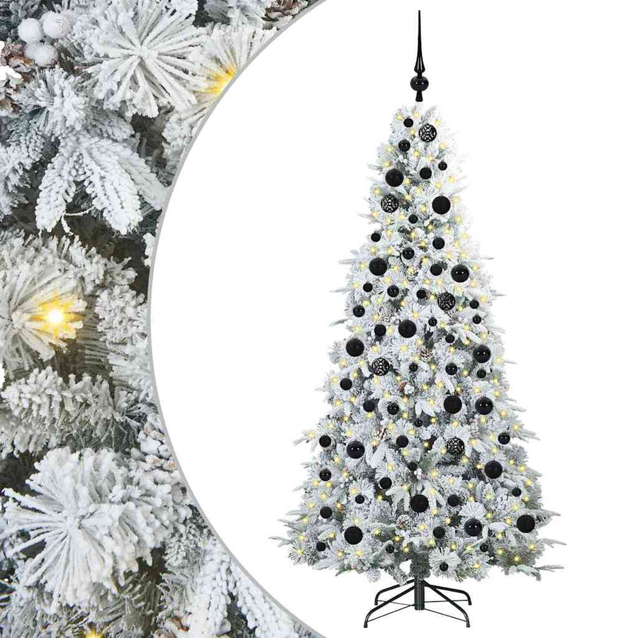 Kunstmatige Inklapbare Kerstboom Groen 180 cm PE en PVC