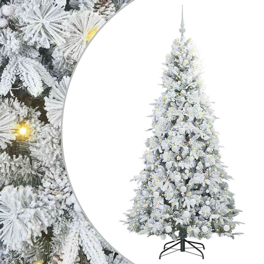 Kunstmatige Inklapbare Kerstboom Groen 180 cm PE en PVC