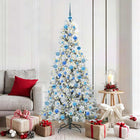 Artificial Collapsible Christmas Tree White 180 cm PE and PVC