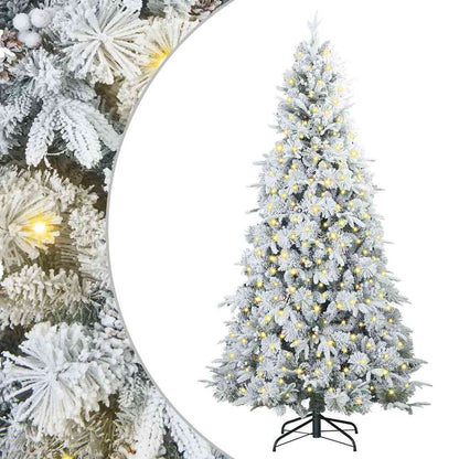Kunstmatige Inklapbare Kerstboom Groen 210 cm PE en PVC
